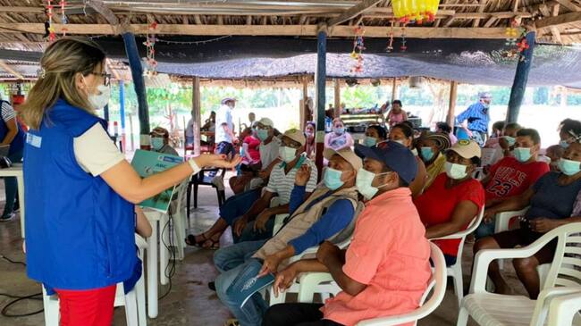 Comunidad étnica de Verruguita aprobó documento de caracterización del daño