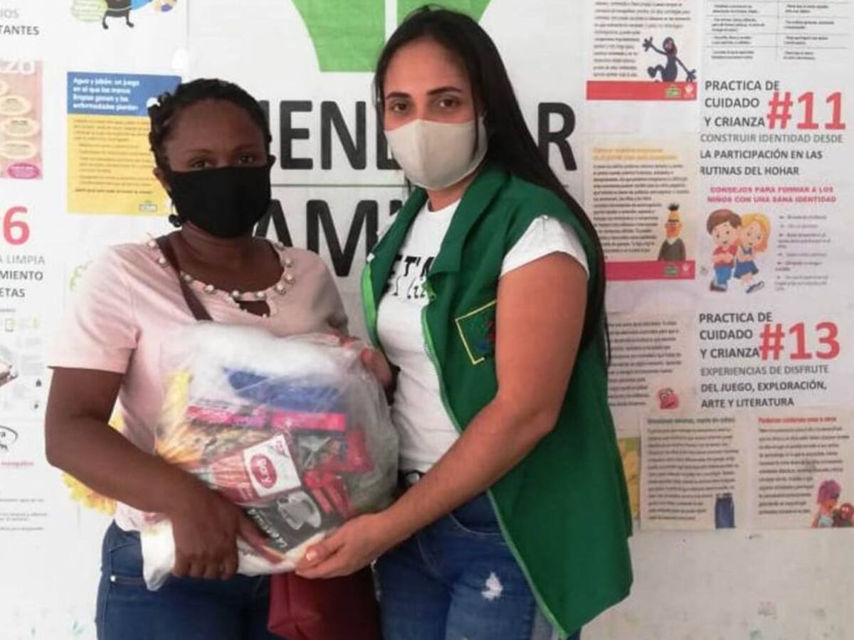 Entregan 500 kits nutricionales para la primera infancia de Cartagena
