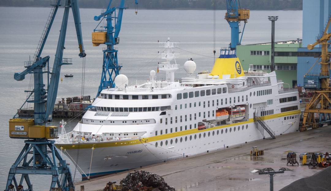 El buque turístico MS Hamburg.  Foto: Getty