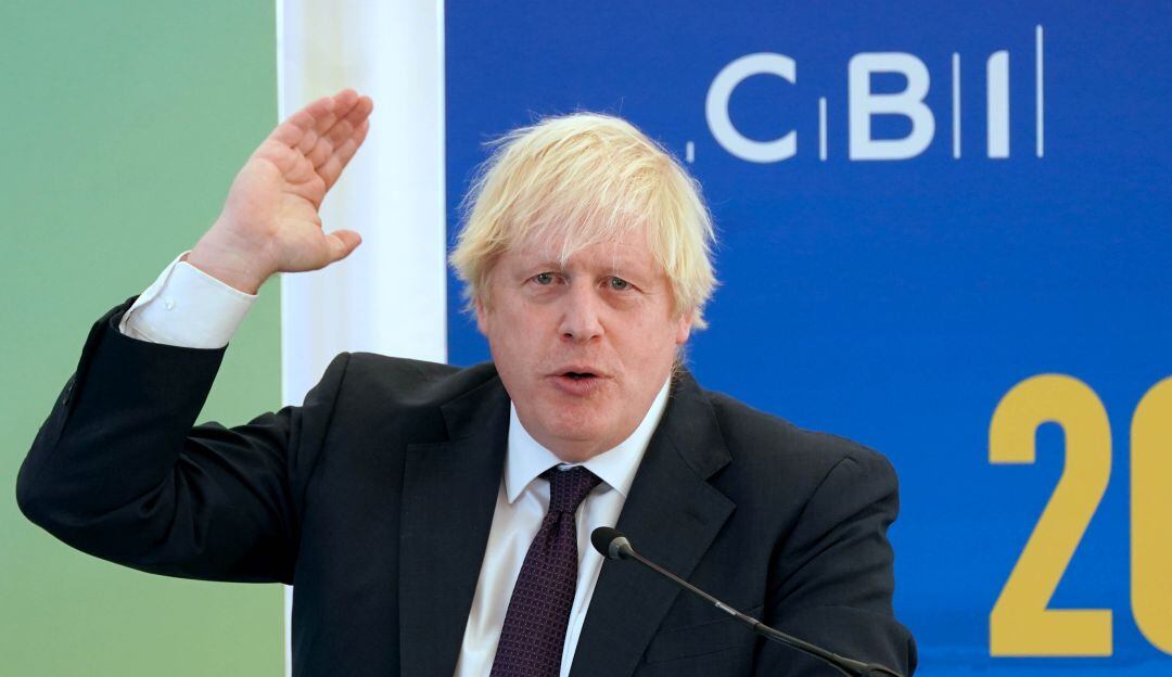 El primer ministro británico Boris Johnson