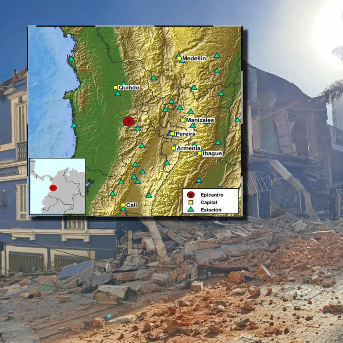 Epicentro del TEMBLOR hoy en Colombia: ¿en dónde se sintió más fuerte? Reporte oficial