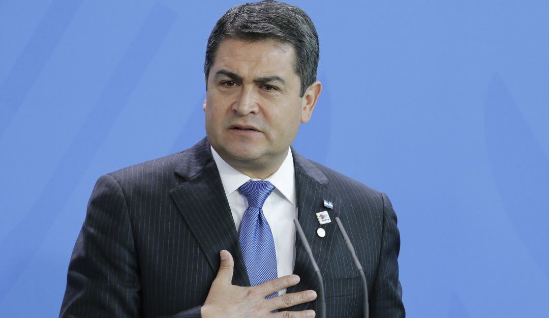 El presidente Juan Orlando Hernández ha rechazado las acusaciones que lo vinculan con narcotráfico.