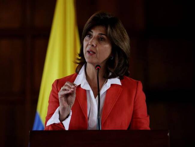 La ministra de Relaciones Exteriores de Colombia, María Ángela Holguín