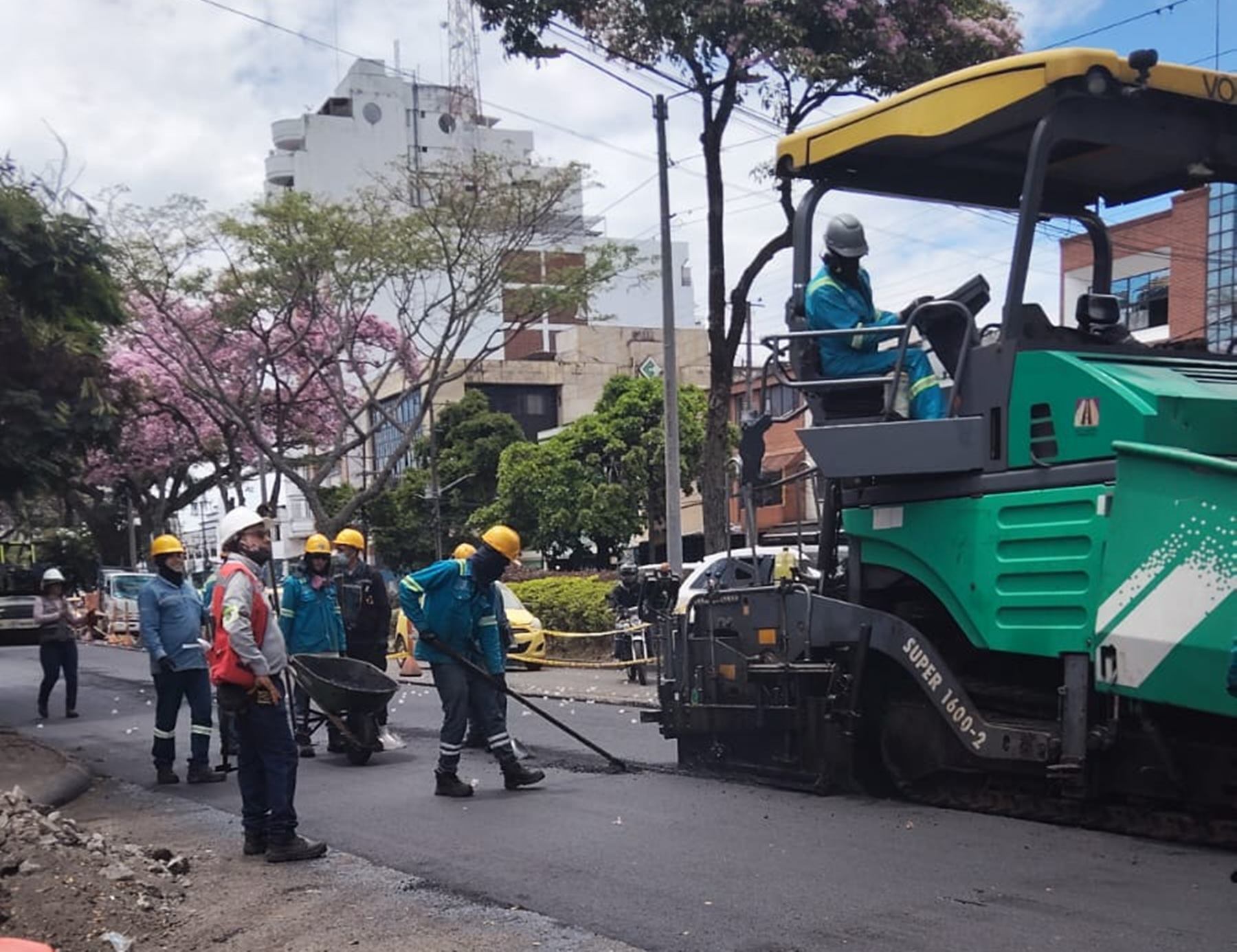 Obras de la carrera Quinta en Ibagué