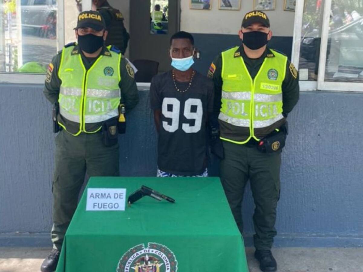 Cinco capturados durante operativos de la policía en Cartagena