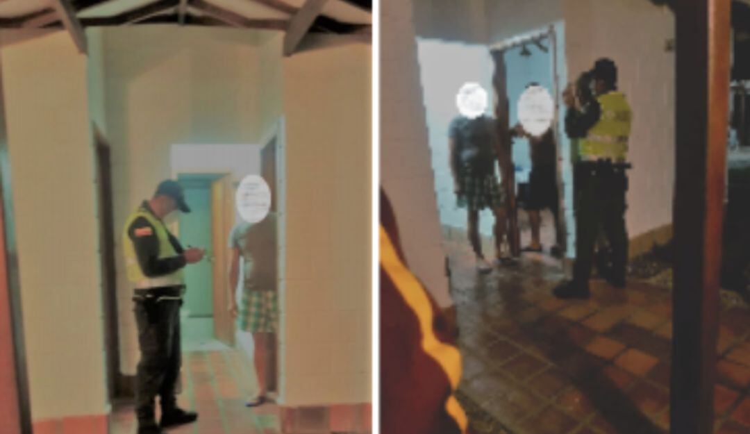 Registro a trabajadores hospedados en La Rochela