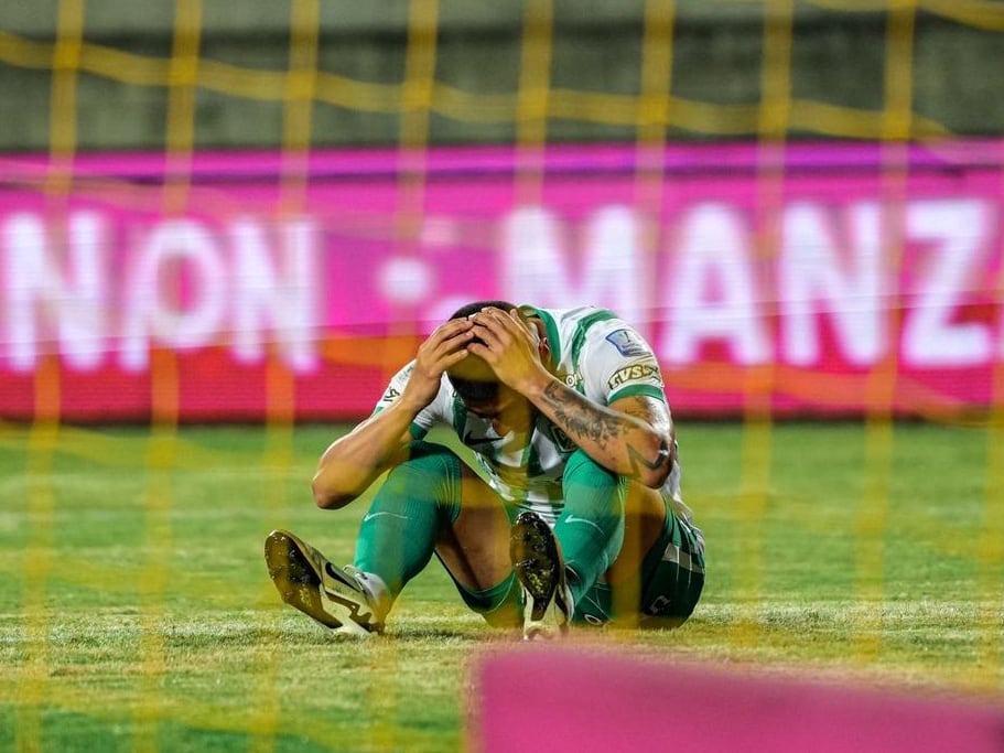 José Bauzá se lamenta de una acción desperdiciada ante el Junior / Colprensa.