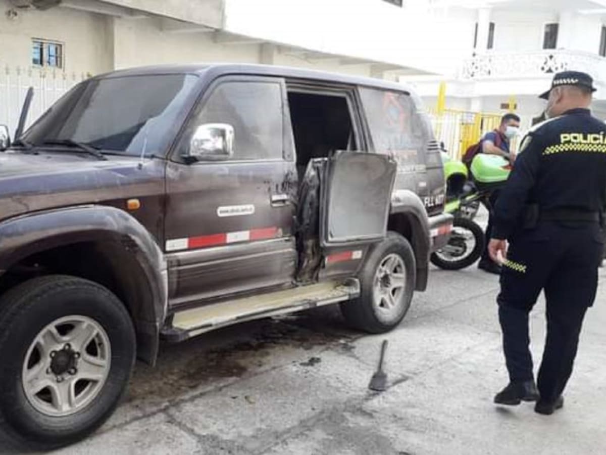 Siete delincuentes atracaron carro de valores en el sur de Cartagena