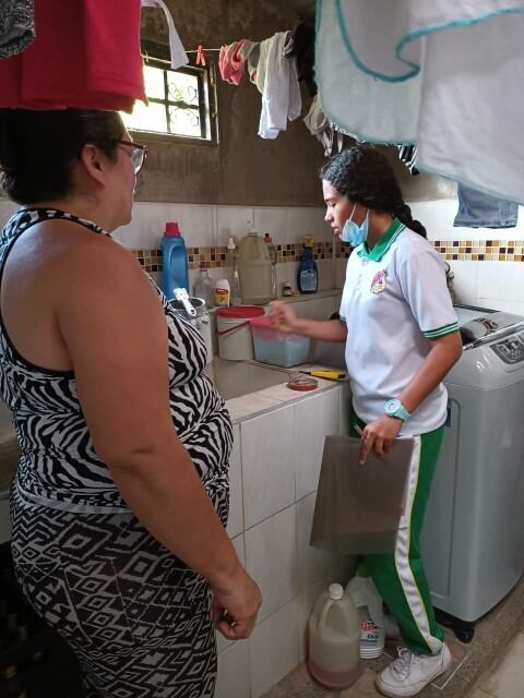 albercas, la recolección de botellas, llantas