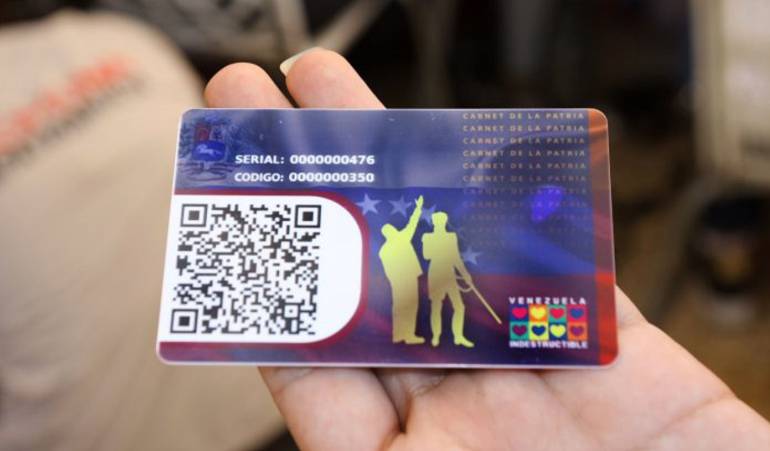 Carnet de la patria. 
