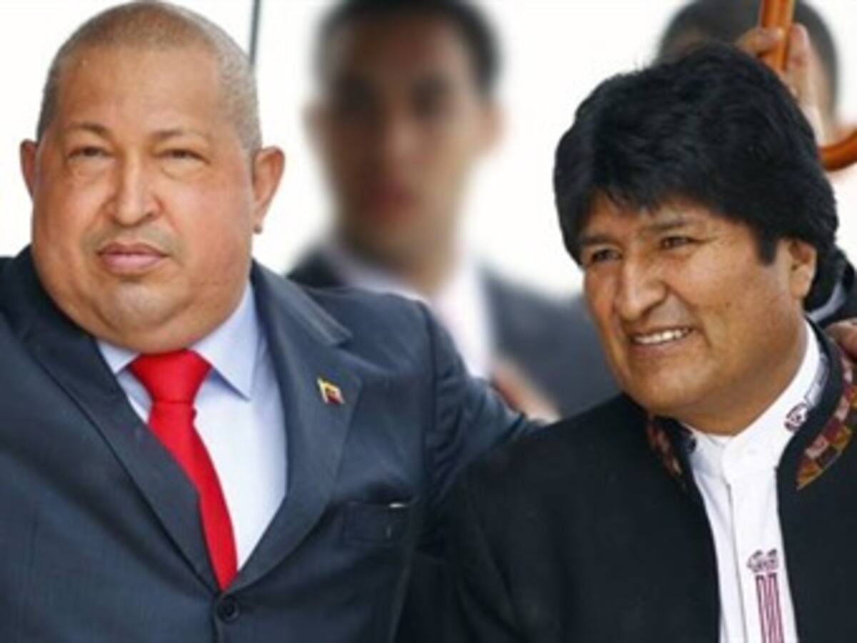 El presidente Evo Morales visitará hoy a Hugo Chávez