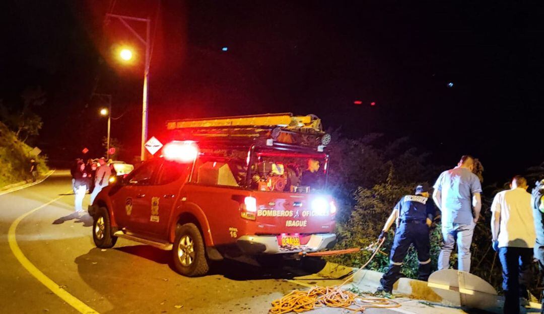 Accidente en el Cañón del Combeima