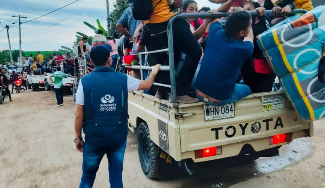 El acompañamiento a los habitantes del corregimiento de Mina Piojó es liderado por la Defensoría del Pueblo
