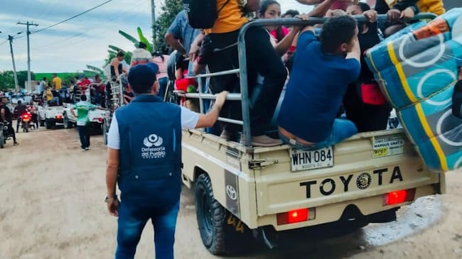 El acompañamiento a los habitantes del corregimiento de Mina Piojó es liderado por la Defensoría del Pueblo