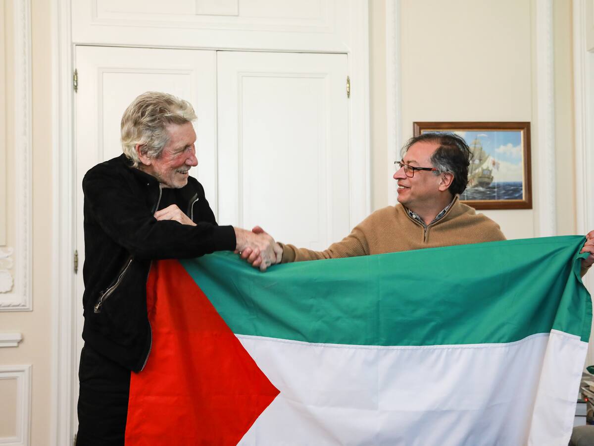 Presidente Petro se reunió con el cantante británico Roger Waters