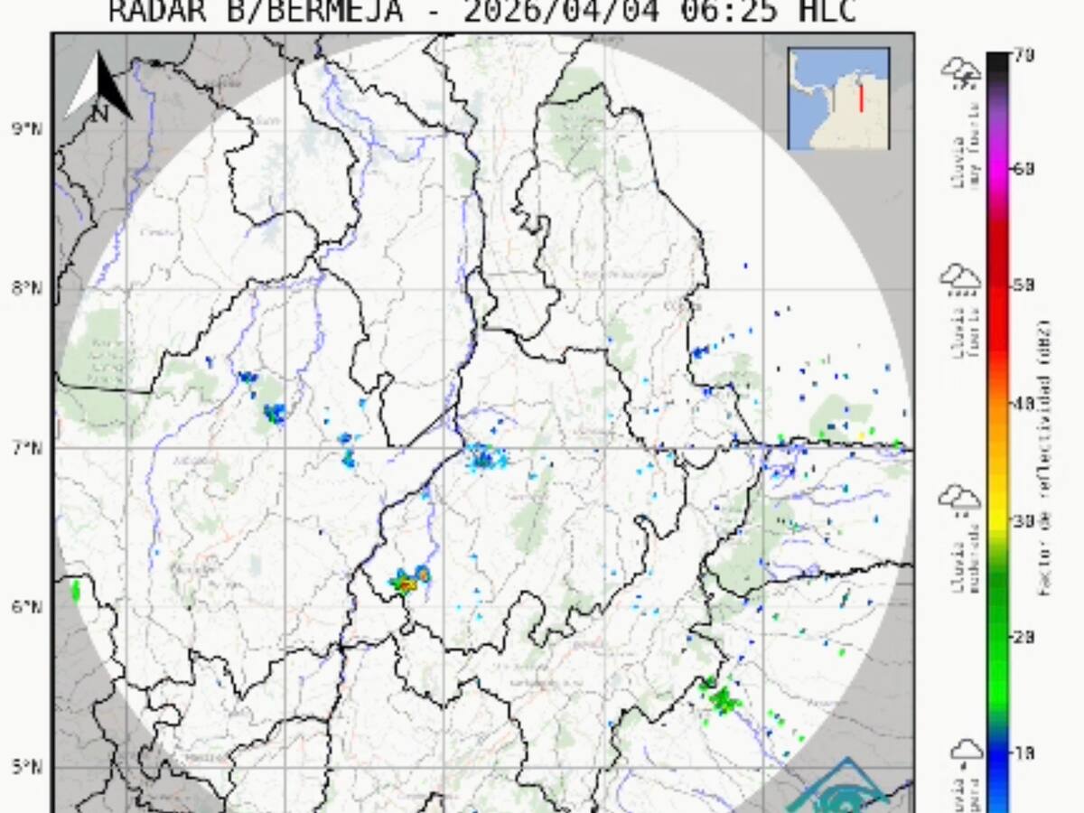 Lluvias en Santander: cuatro municipios en alerta roja