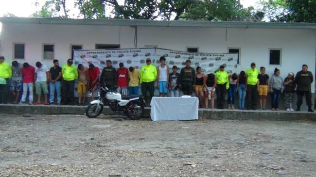 Todos los detenidos fueron presentados ante un juez de garantías.