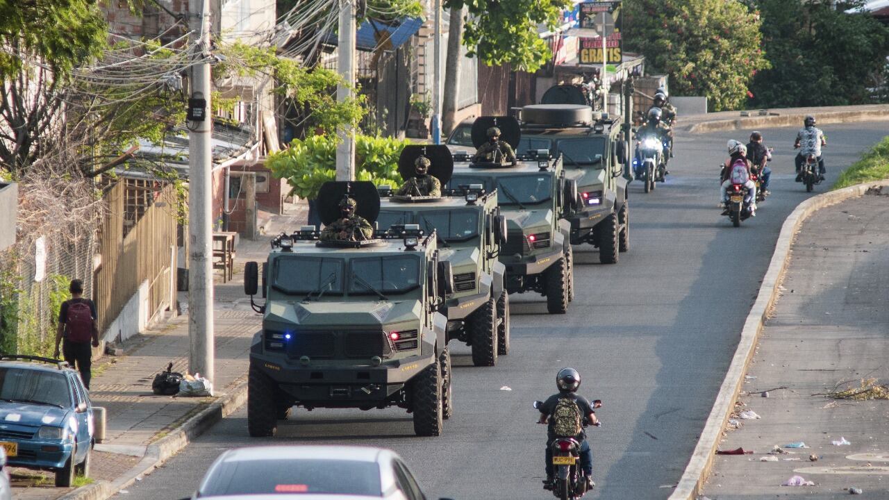 En estos vehículos, la Fuerza Pública podrá desplegarse en escenarios urbanos críticos. Foto: Ejército.