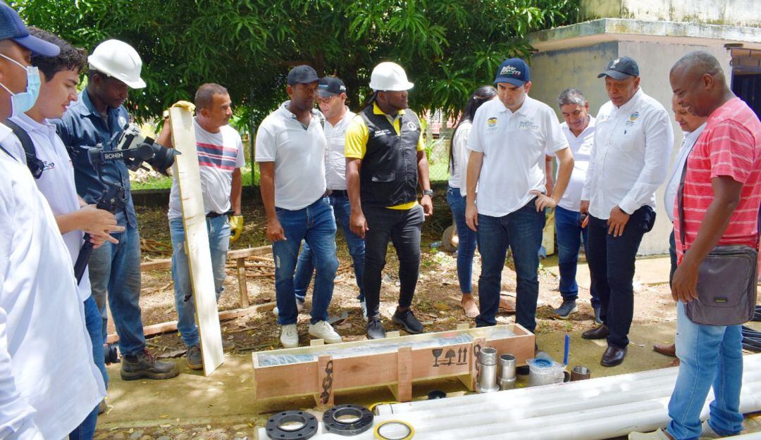 Aguas de Bolívar realiza mantenimiento del acueducto de Palenque