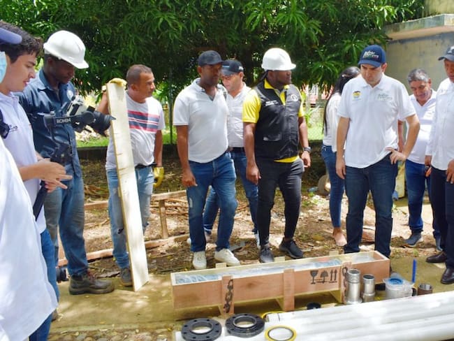 Aguas de Bolívar realiza mantenimiento del acueducto de Palenque