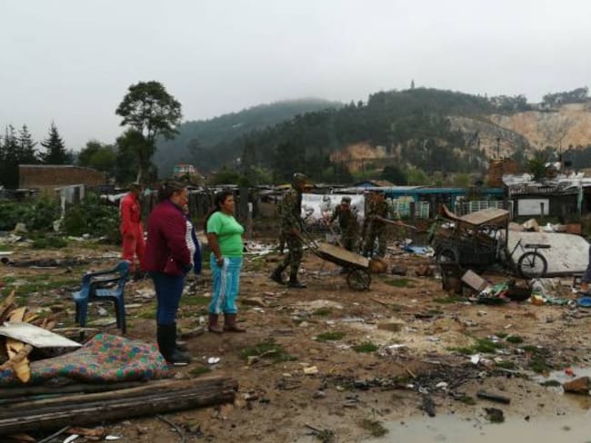 80 niños y 50 familias damnificadas por inundaciones en Sogamoso