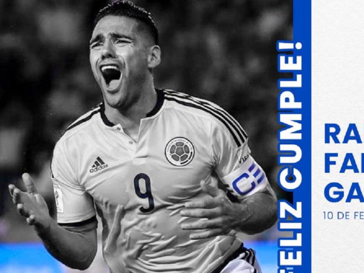 Falcao, de cumpleaños, envió un mensaje a Millonarios: "Vamos los Millos"