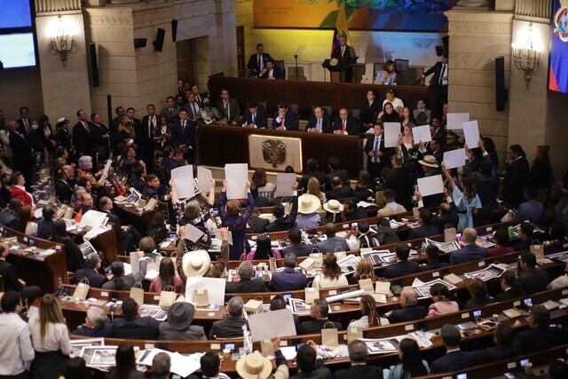 Instalación del Congreso del 20 de julio de 2022. Foto: (Colprensa - Álvaro Tavera)