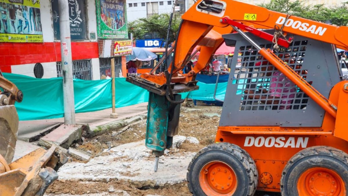 Arranca intervención de la carrera 3A en el centro de Ibagué