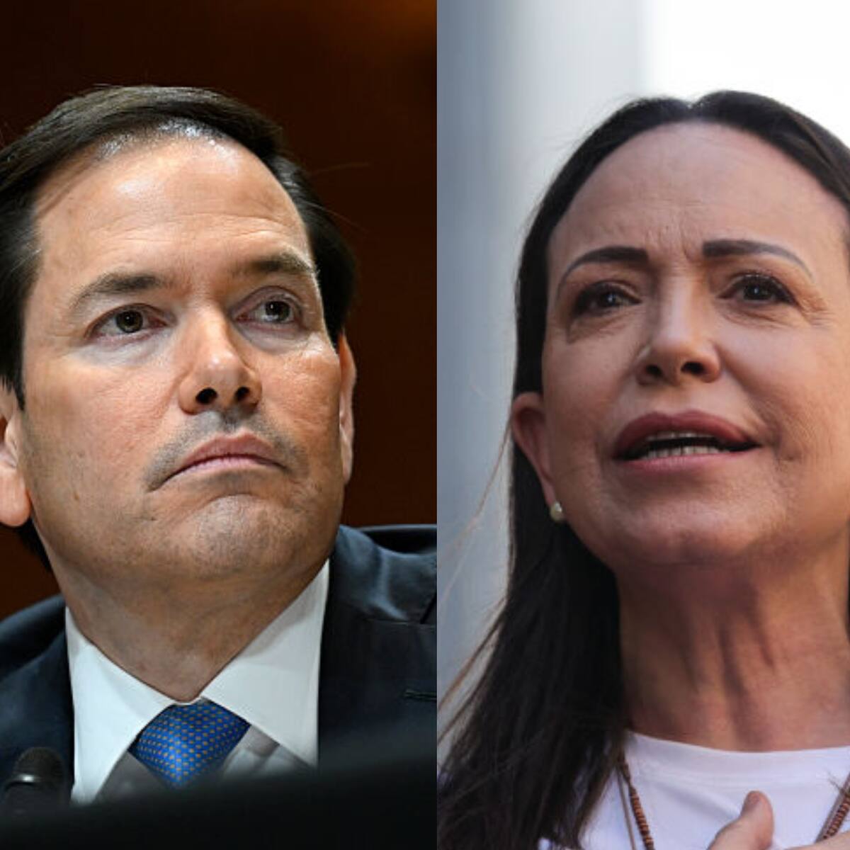 Rubio dice que María Corina Machado “puede formar parte” de la transición en Venezuela