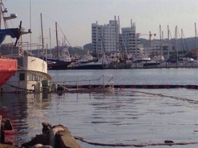 El barco el Aprendiz del Sena se hundió en la bahía de Cartagena