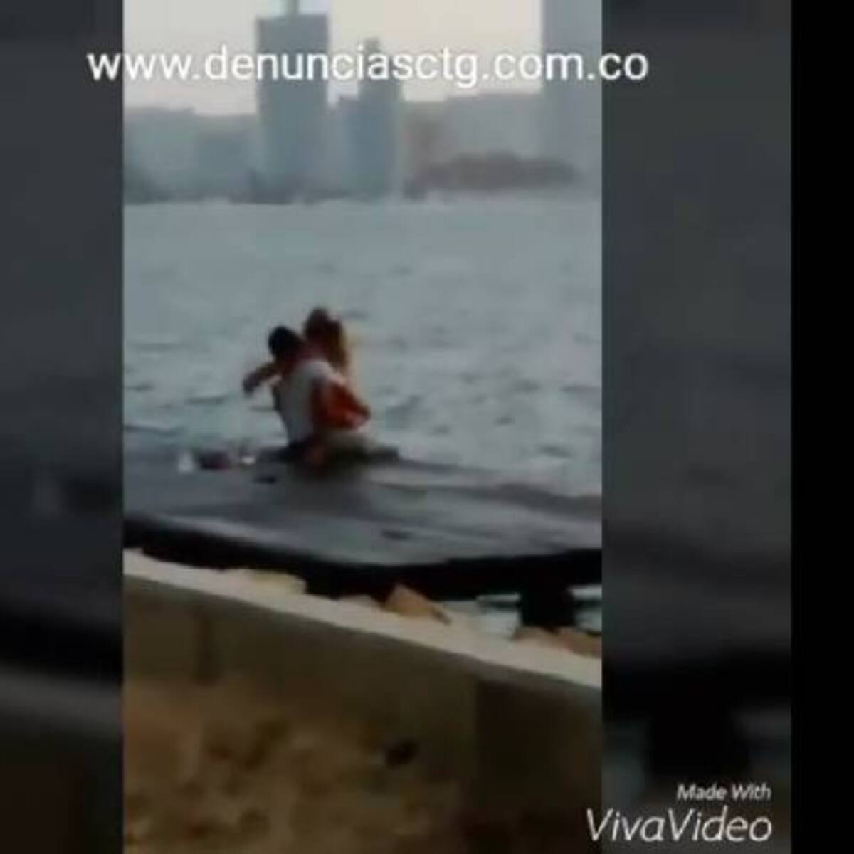 Video de pareja sosteniendo relaciones en un muelle, causa polémica en Cartagena