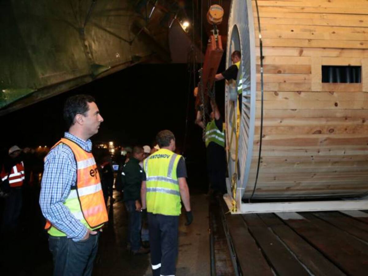 Ya están en Rionegro los cables para la reparación de la central Guatapé