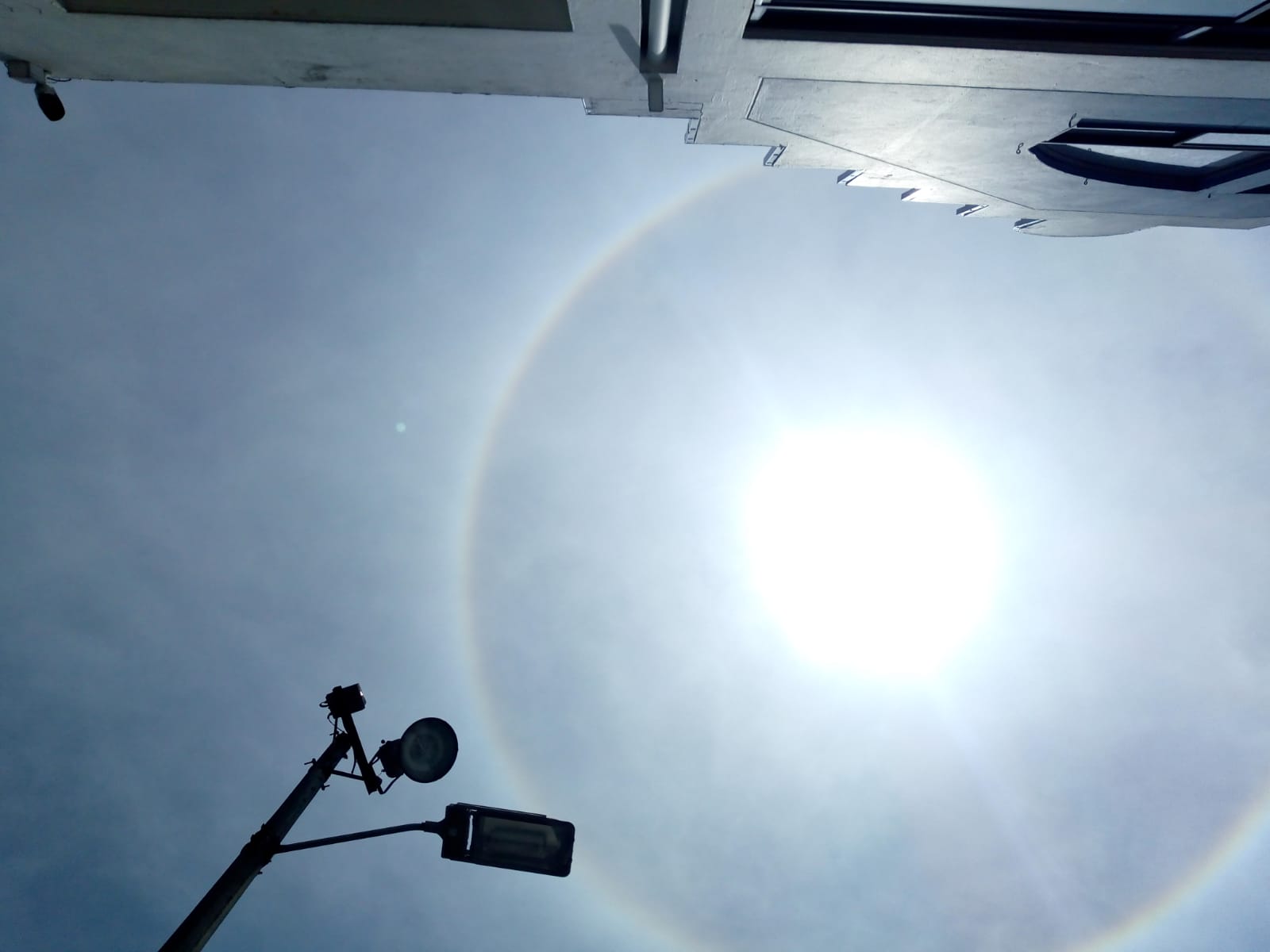 Foto del Halo Solar en Bogotá|Foto suministrada