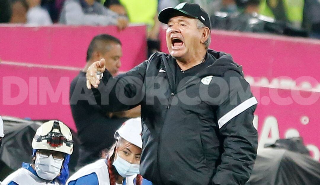 Hernán Darío Herrera, director técnico de Atlético Nacional.