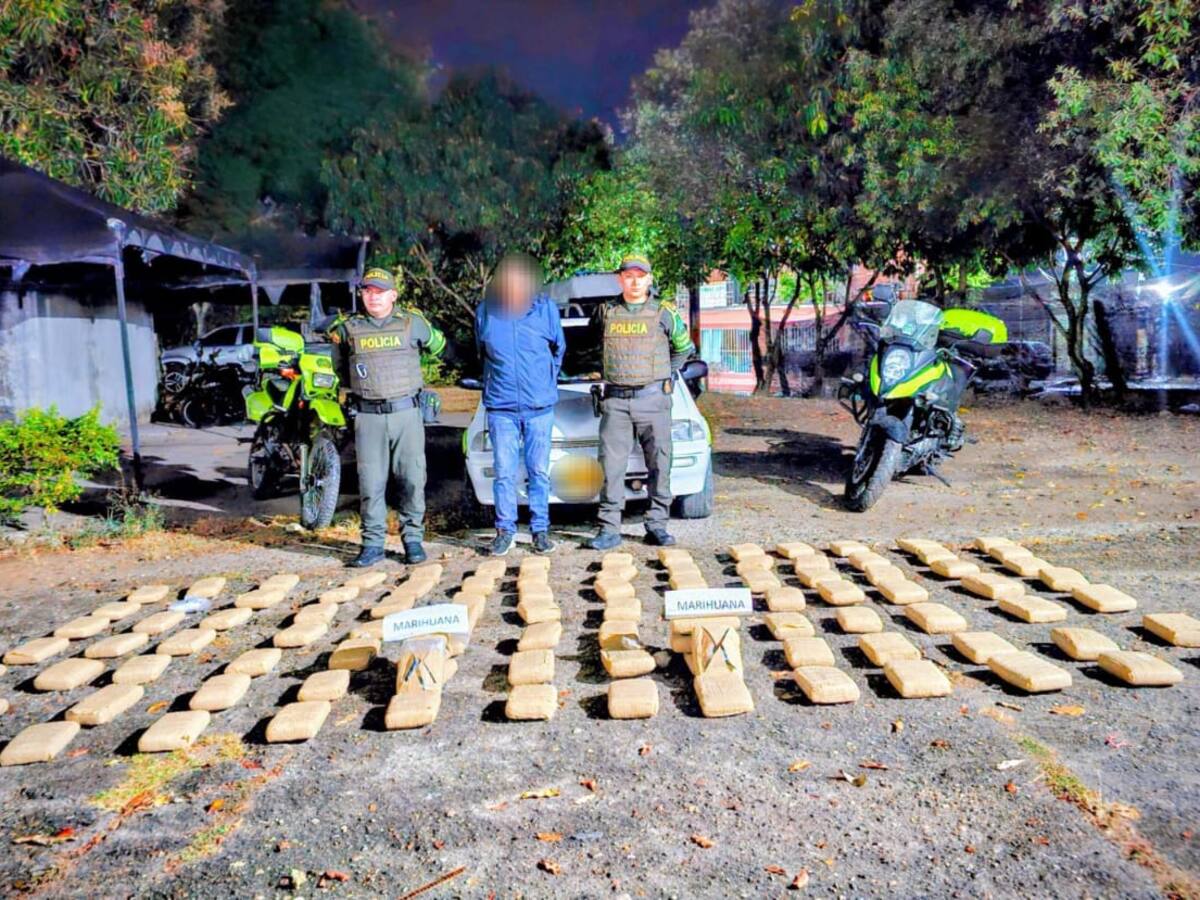 Bogotá era el destino de un cargamento de marihuana detectado en vías del Tolima