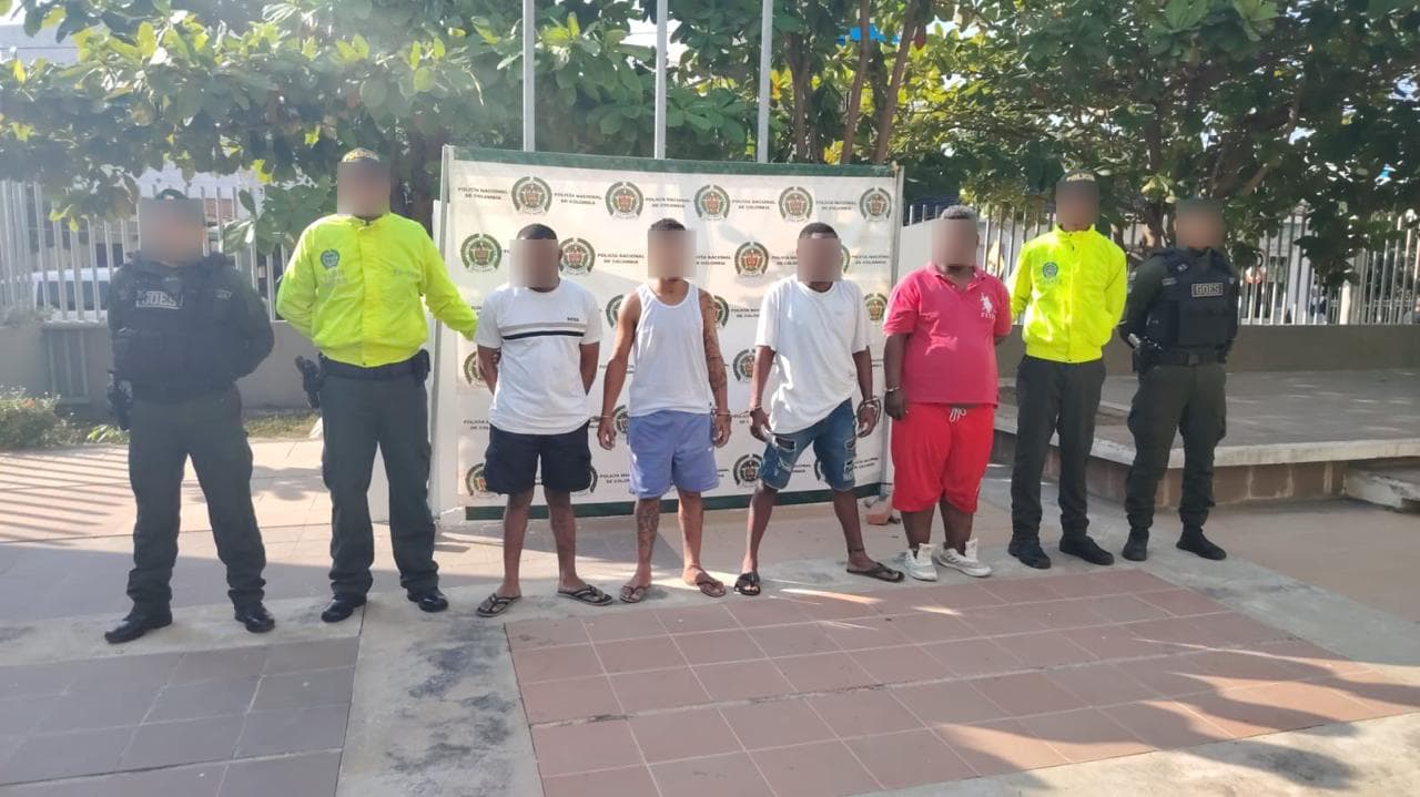 Cae banda delincuencial “Los Pirulos”, responsable de hurtos en Cartagena