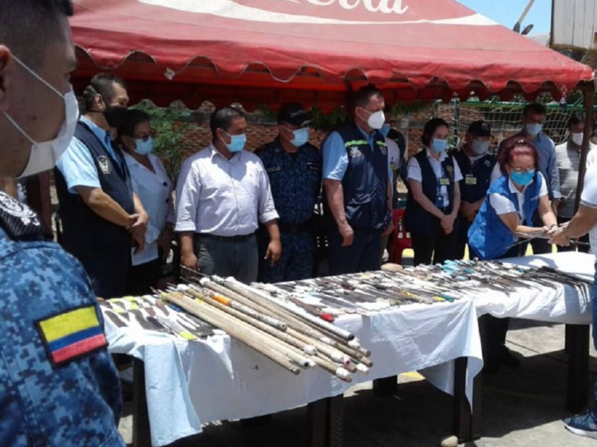 Se cumplió jornada de desarme en la cárcel de Cúcuta