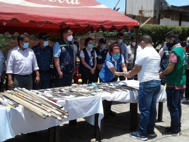 Jornada de desarme en la cárcel de Cúcuta