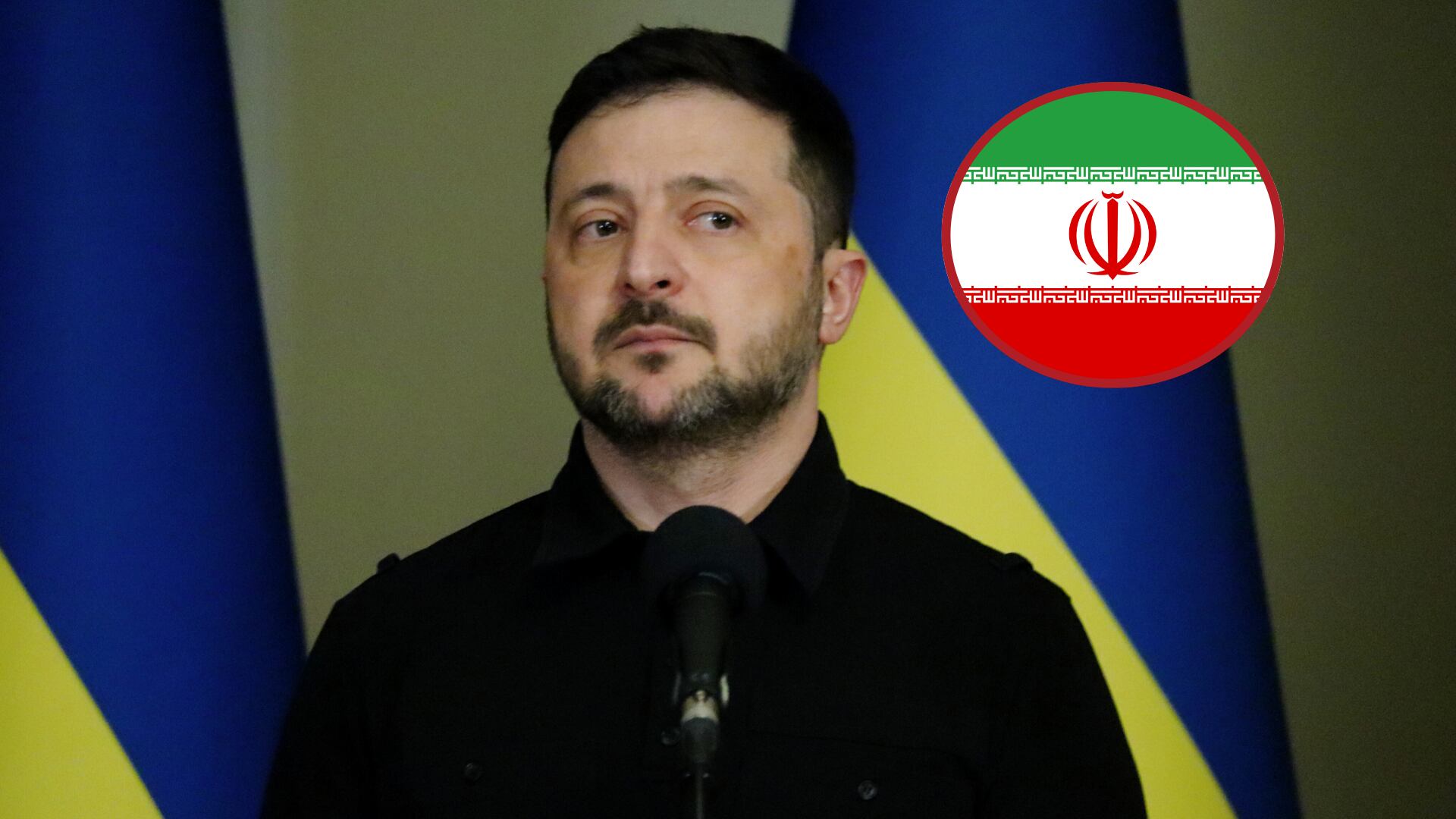 Volodimir Zelenski. Foto: Andriy ZhyhayloIrán. Foto: Getty Images.