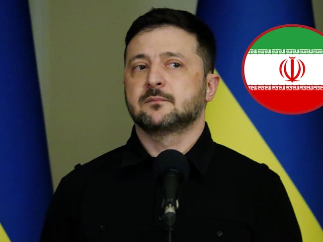 Volodimir Zelenski. Foto: Andriy ZhyhayloIrán. Foto: Getty Images.