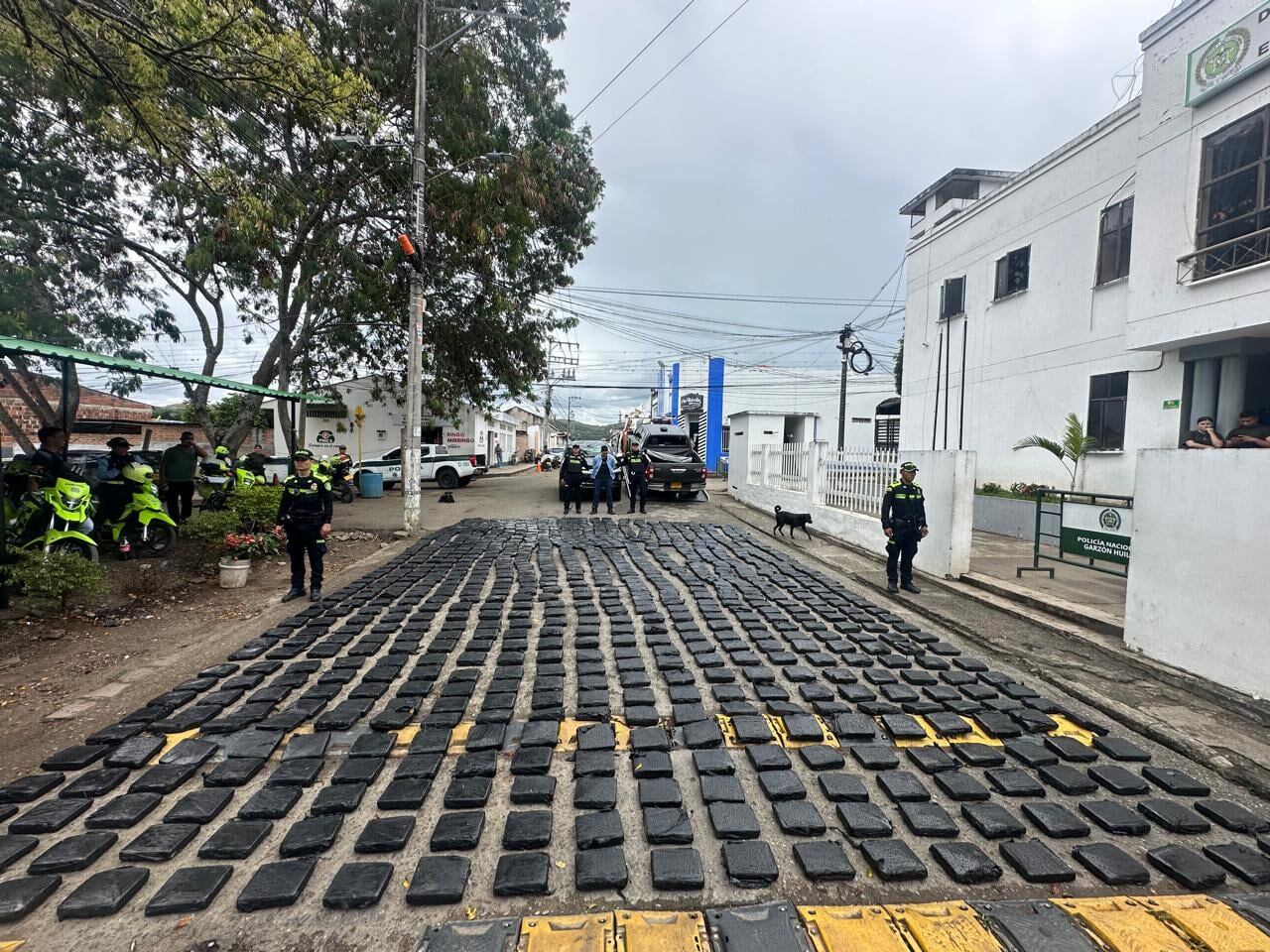 Sobre la ruta 24, en jurisdicción de Paicol.  Foto Relacionada.