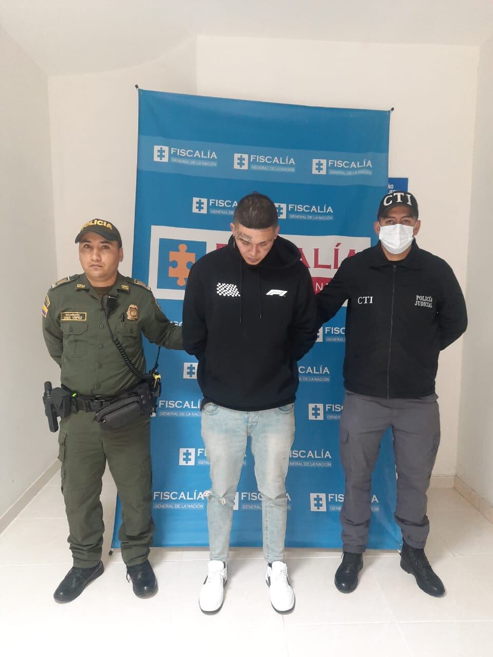 Capturan a rapero pastuso | Foto: Policía Metropolitana de Pasto