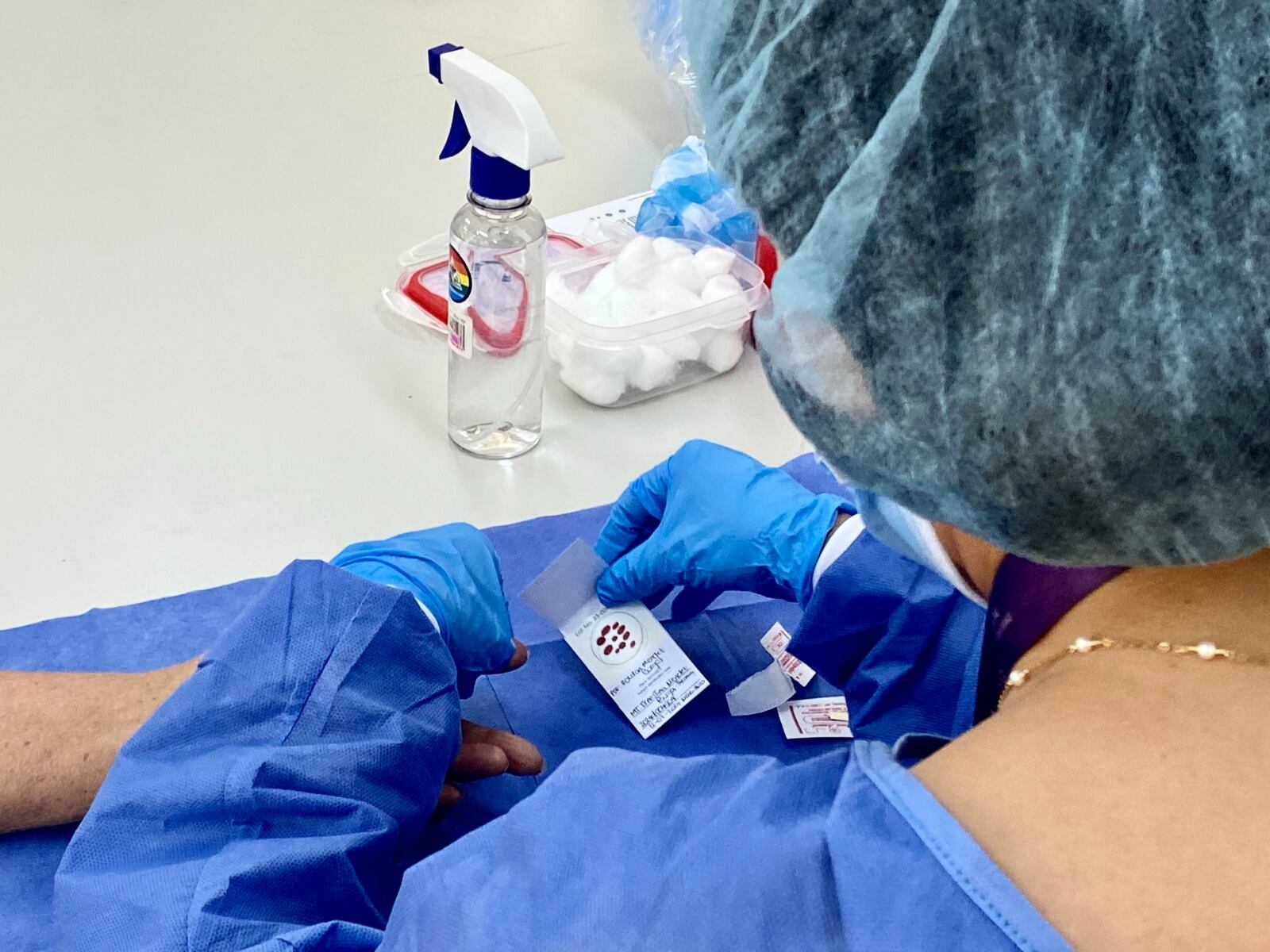 Toma de muestra biológica en Neiva