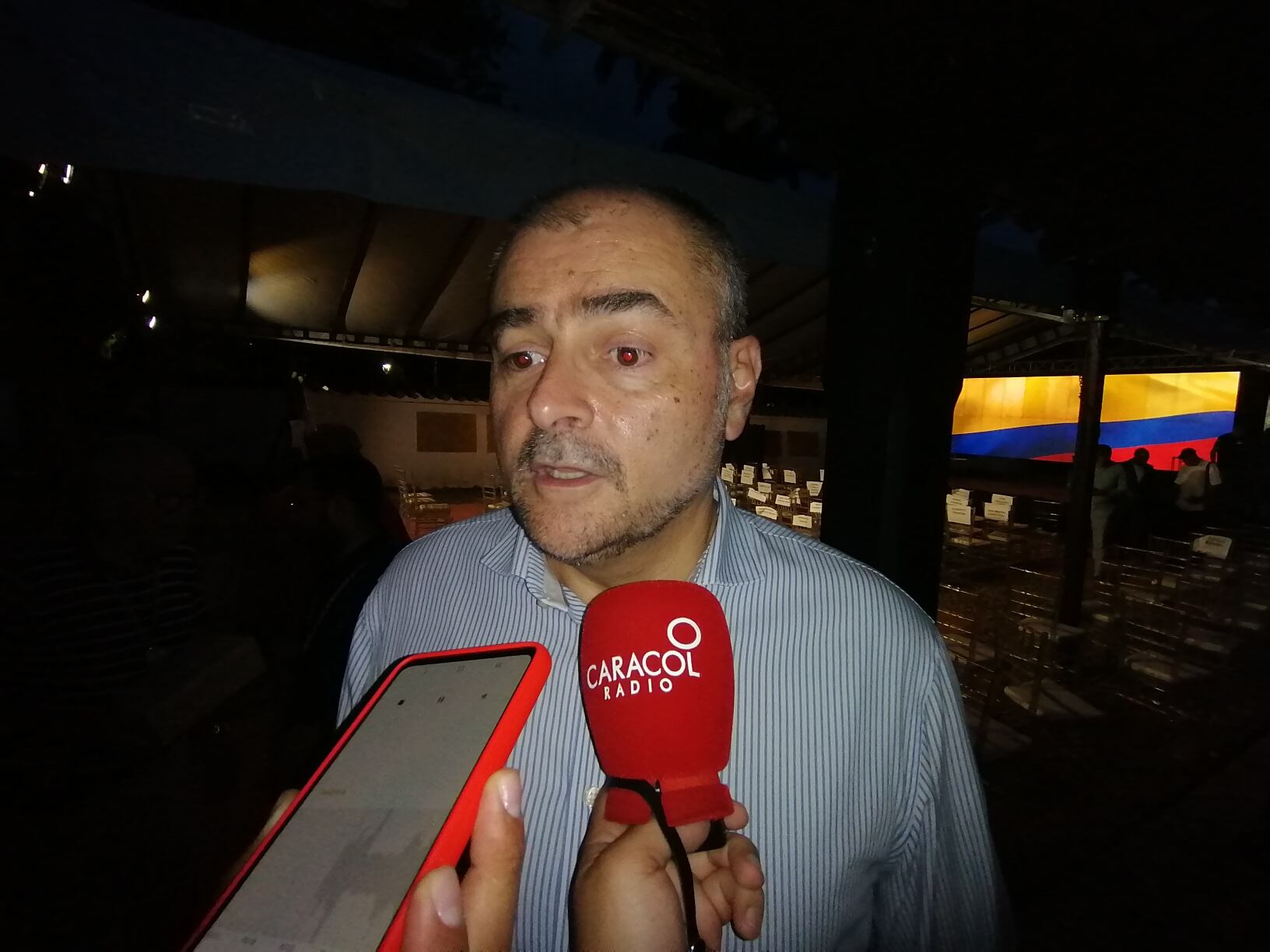 Gilles Bertrand embajador en Colombia de la Unión Europea. Foto Caracol Radio Cúcuta