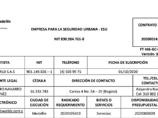 Ejército aclaró contrato de georreferenciación de la alcaldía de Medellín