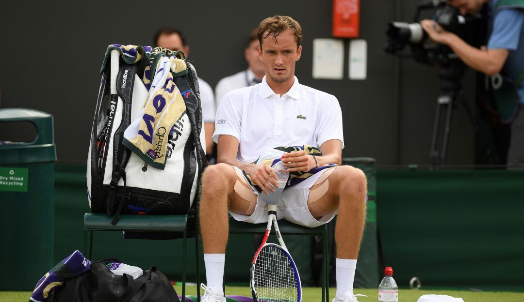 Daniil Medvedev en Wimbledon