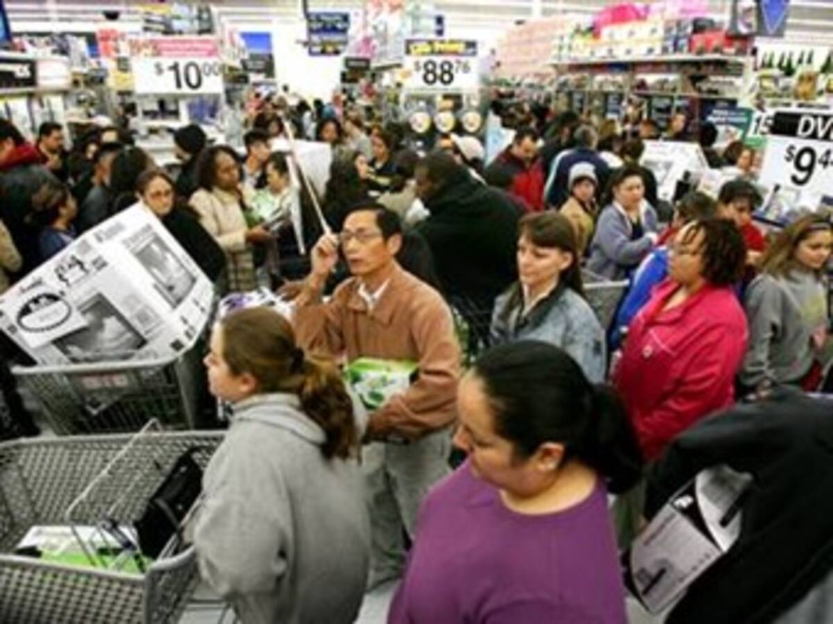Estados Unidos inicia jornada de compras compulsivas