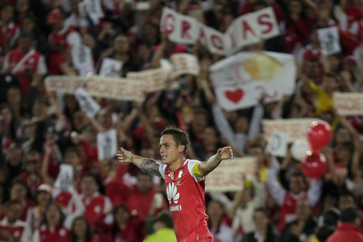 El jugador venezolano se despidió de la hinchada de Santa Fe y agradeció su paso el equipo bogotano.