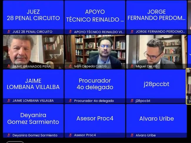 Audiencia solicitud de preclusión del proceso en contra del expresidente Álvaro Uribe