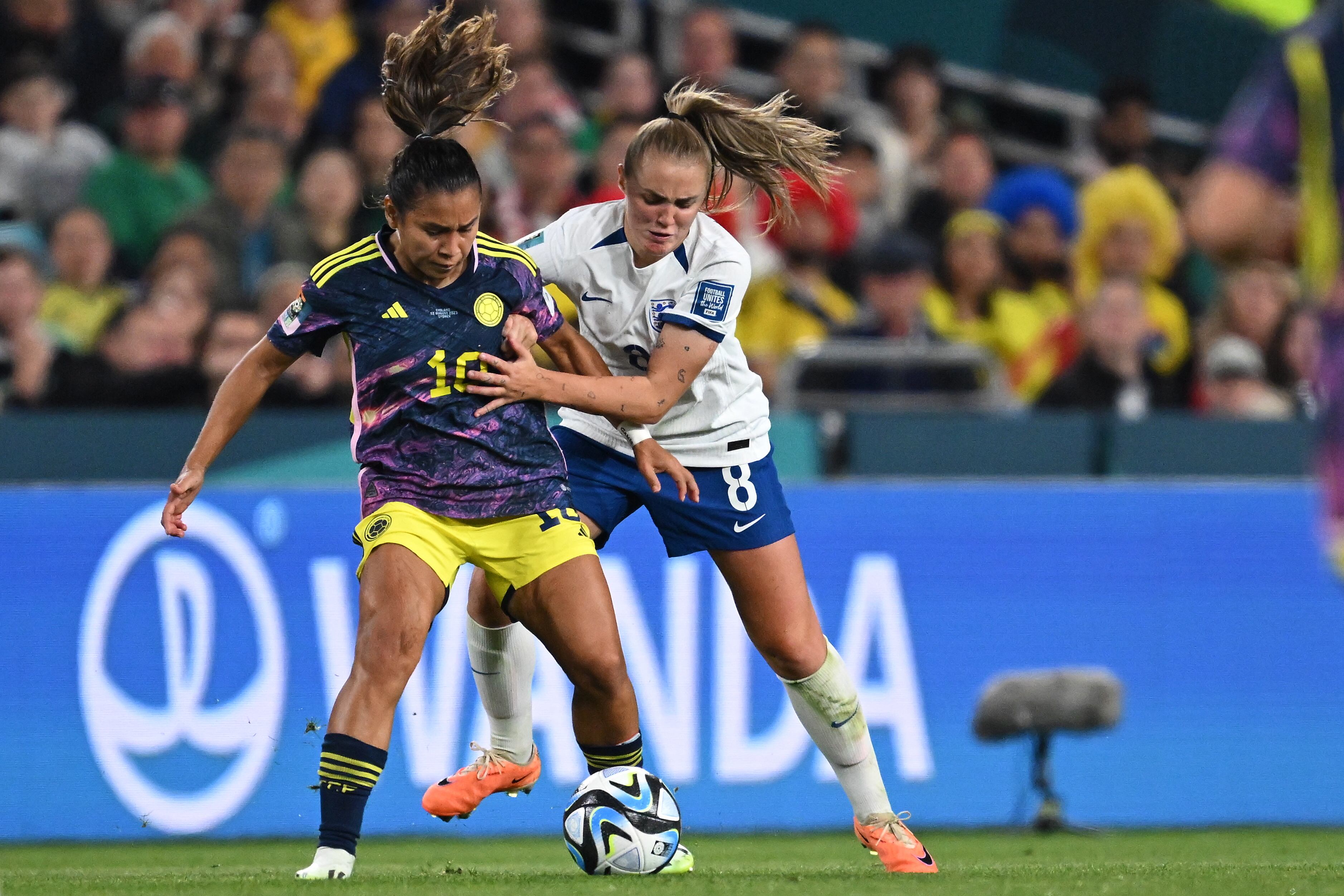 Colombia fue eliminada por Inglaterra del Mundial Femenino. EFE/EPA/DEAN LEWINS AUSTRALIA AND NEW ZEALAND OUT